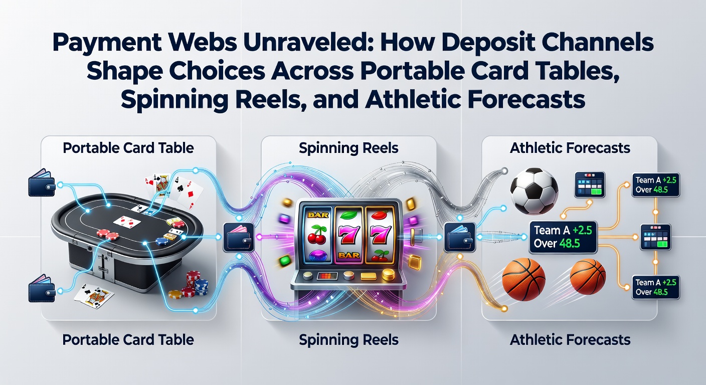 Overview of diverse payment channels connecting mobile card tables, slot machines, and sports betting platforms